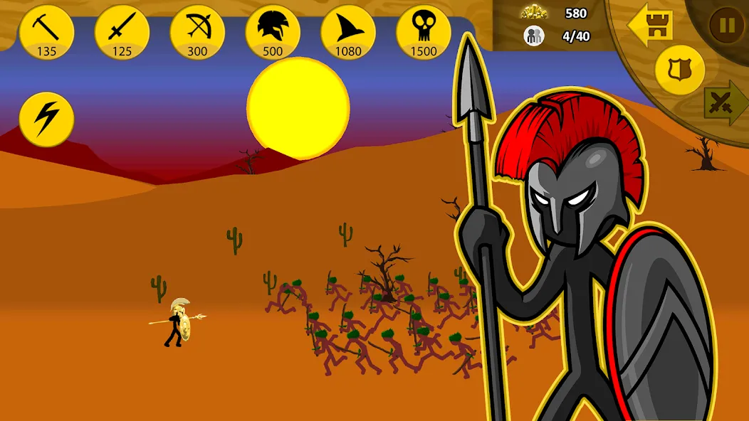 Stick War: Legacy (Стик Вар) МОД/Взлом [Меню, Бесконечные монеты и Открытые уровни] Screenshot 1