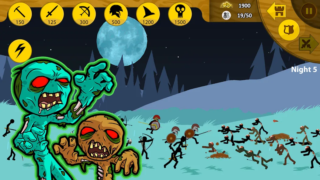 Stick War: Legacy (Стик Вар) МОД/Взлом [Меню, Бесконечные монеты и Открытые уровни] Screenshot 2