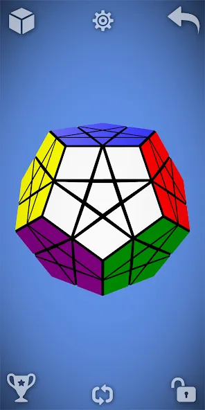 Magic Cube Rubik Puzzle 3D МОД/Взлом [Много монет, Открытые уровни и Мега MOD] Screenshot 3
