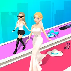 Скачать Взломанная Fashion Battle - Catwalk Queen (Много денег) на Андроид