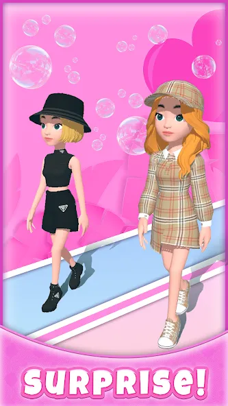Catwalk Battle - Dress up! (Кэтволк Баттл) МОД/Взлом [Бесконечные деньги, Монеты и Мега MOD] Screenshot 1