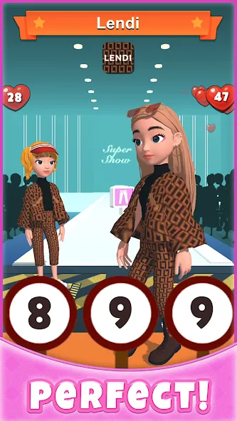 Catwalk Battle - Dress up! (Кэтволк Баттл) МОД/Взлом [Бесконечные деньги, Монеты и Мега MOD] Screenshot 2