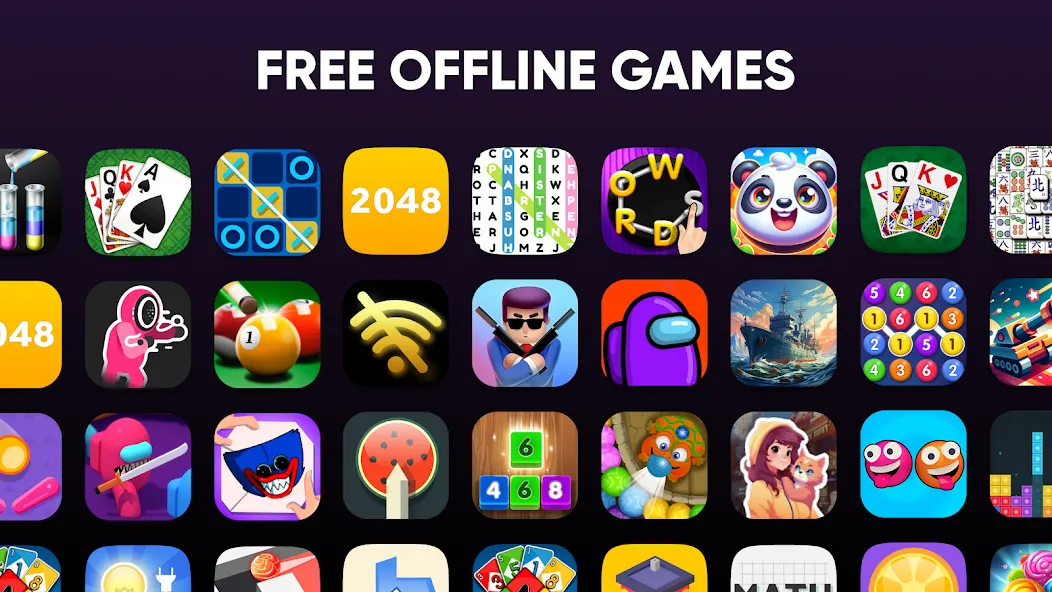 Offline Games - No WiFi - Fun МОД/Взлом [Бесконечные деньги, Монеты и Мега MOD] Screenshot 1