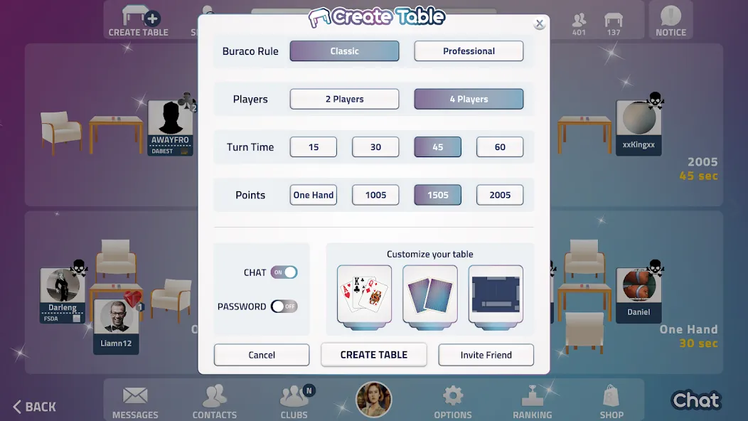 Buraco Plus (Бурако Плюс) МОД/Взлом [Много денег, Монет и Все открыто] Screenshot 3