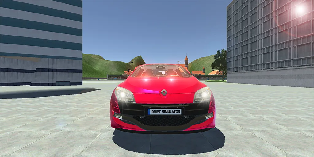 Megane Drift Simulator (Мегане Дрифт Симулятор) МОД/Взлом [Деньги, Монеты и Меню MOD] Screenshot 2