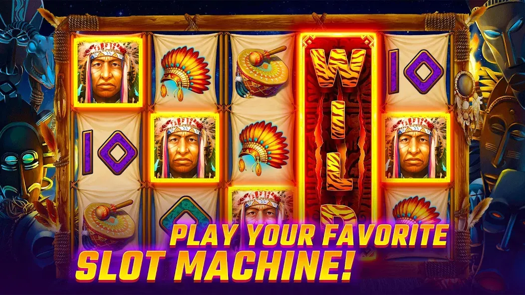 Slots WOW Casino Slot Machine (Слотс ВОУ) МОД/Взлом [Меню, Бесконечные монеты и Открытые уровни] Screenshot 5