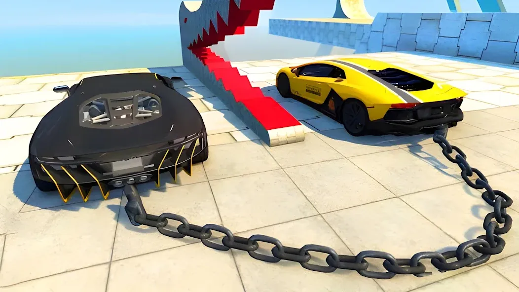 Stunt Car Crash (Стант Кар Краш) МОД/Взлом [Деньги, Монеты и Меню MOD] Screenshot 2