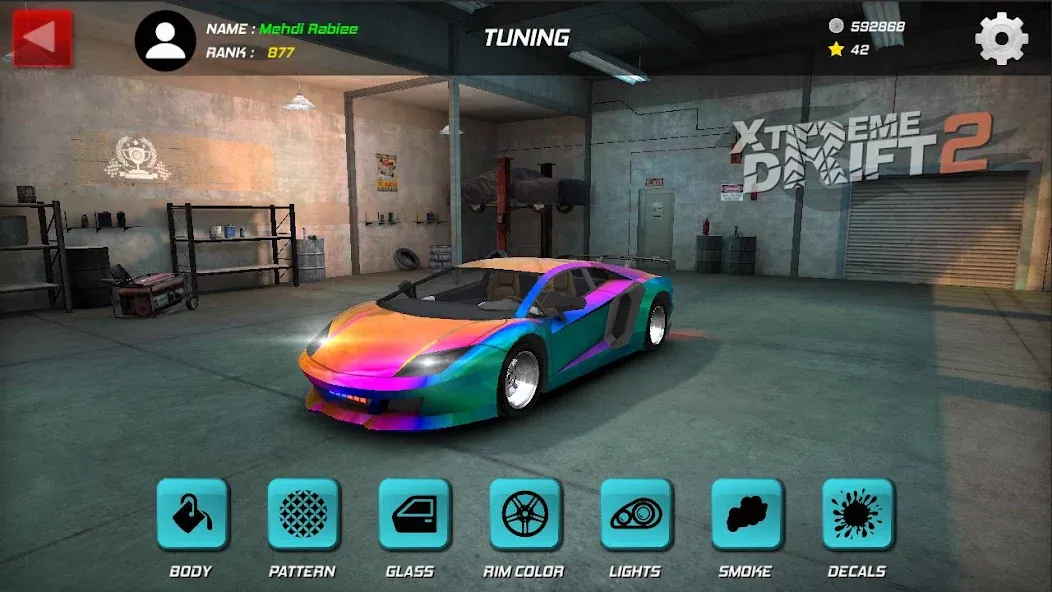 Xtreme Drift 2 (Икстрим Дрифт 2) МОД/Взлом [Много монет, Открытые уровни и Мега MOD] Screenshot 2
