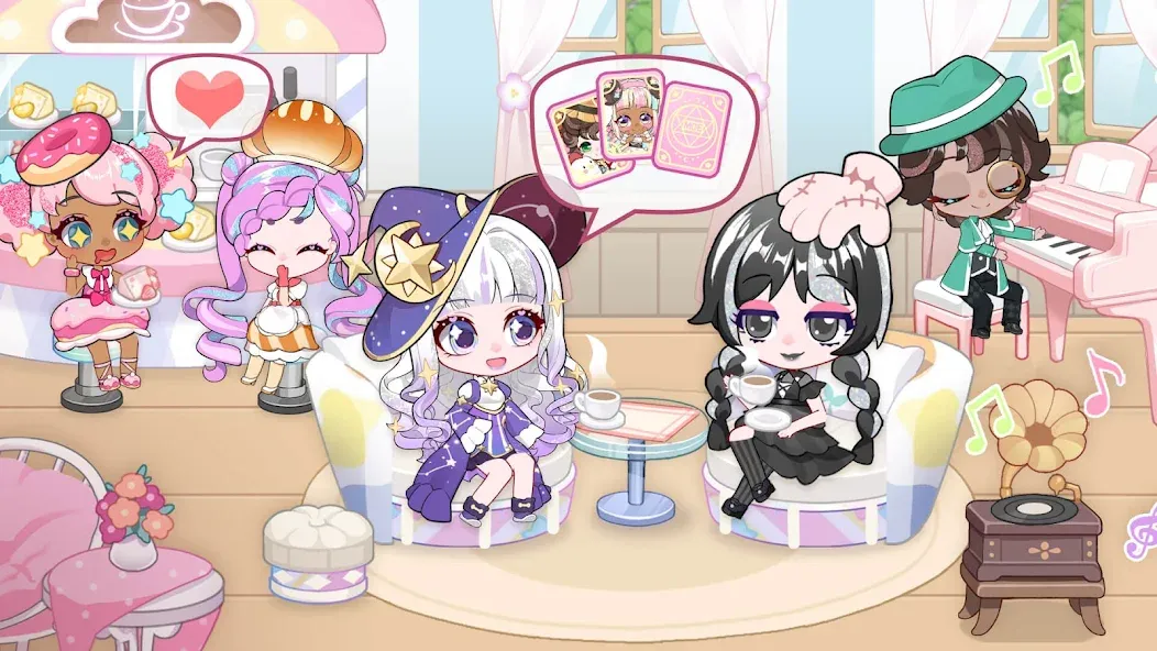 Chibi Doll: My School (Чиби Долл) МОД/Взлом [Меню, Бесконечные монеты и Открытые уровни] Screenshot 4