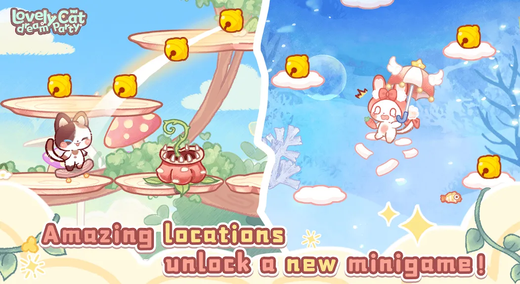 Lovely cat dream party (Лавли кэт дрим пати) МОД/Взлом [Много денег, Монет и Все открыто] Screenshot 4