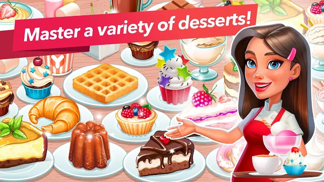 My Cafe — Restaurant Game МОД/Взлом [Бесконечные деньги, Монеты и Мега MOD] Screenshot 5