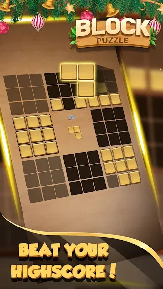 Wood Block Puzzle - Wood crush (Вуд Блок Пазл) МОД/Взлом [Бесконечные деньги, Монеты и Мега MOD] Screenshot 2