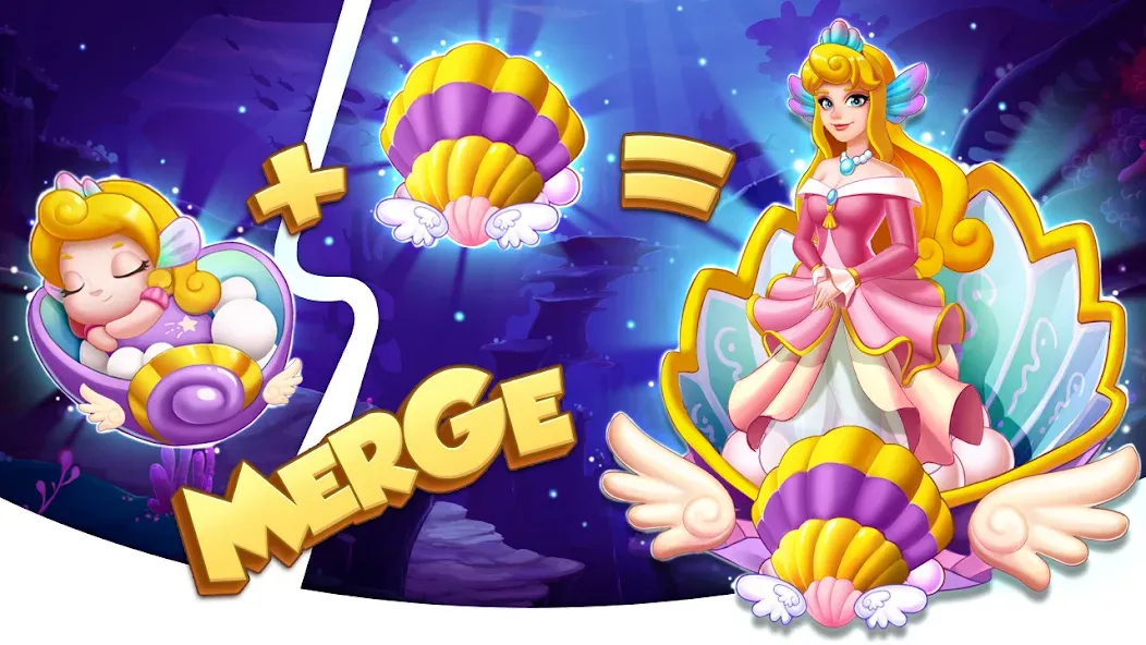 Merge Seatopia:Merge 3 Puzzles МОД/Взлом [Деньги, Монеты и Меню MOD] Screenshot 5