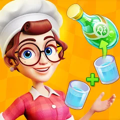Скачать Взломанная Merge Cooking:Theme Restaurant на Андроид (Много денег и энергии) бесплатно