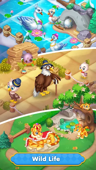 Merge HomeTown: Merge Games МОД/Взлом [Много денег, Монет и Все открыто] Screenshot 3