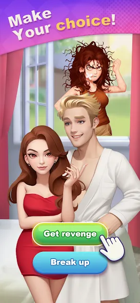 Merge Lover: Story & Makeover (Мердж Ловер) МОД/Взлом [Все открыто, Дополнительные деньги и Меню MOD] Screenshot 1