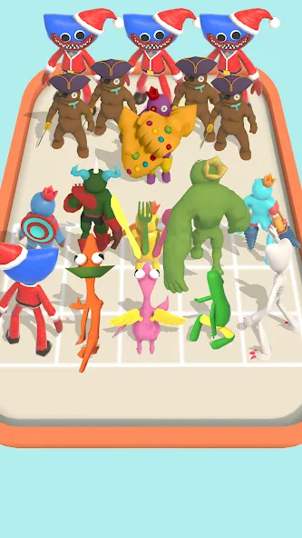 Merge Monster Squad (Мердж Рейнбоу) МОД/Взлом [Много денег, Монет и Все открыто] Screenshot 1