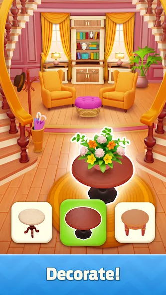Mergedom: Home Design (Мергедом) МОД/Взлом [Много монет, Открытые уровни и Мега MOD] Screenshot 4