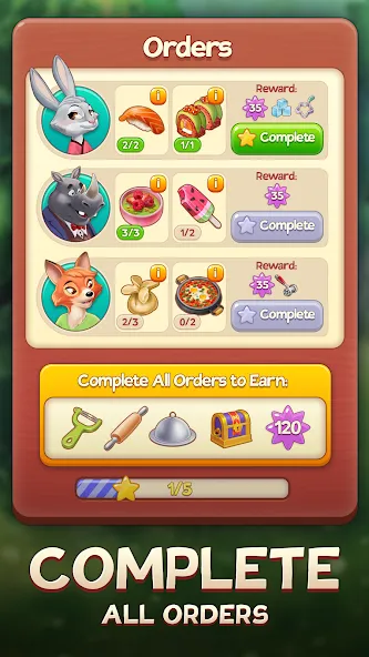 Merge Inn - Cafe Merge Game (Мердж Инн) МОД/Взлом [Деньги, Монеты и Меню MOD] Screenshot 5