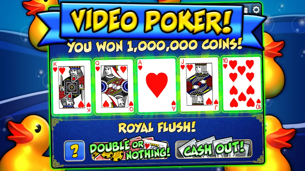 Lucky Duck Slots (Лаки Дак Слотс) МОД/Взлом [Много денег, Монет и Все открыто] Screenshot 2