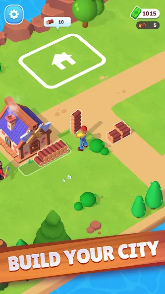 Town Mess - Building Adventure (Таун Месс) МОД/Взлом [Все открыто, Дополнительные деньги и Меню MOD] Screenshot 1