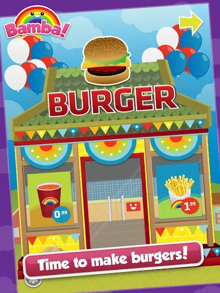 Bamba Burger (Бамба Бургер) МОД/Взлом [Бесконечные деньги, Монеты и Мега MOD] Screenshot 1