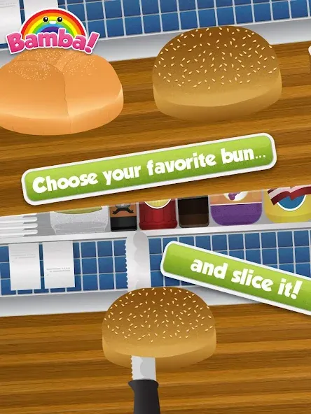 Bamba Burger (Бамба Бургер) МОД/Взлом [Бесконечные деньги, Монеты и Мега MOD] Screenshot 2