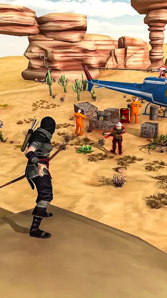 Archer Attack 3D: Shooter War (Арчер Атака 3D) МОД/Взлом [Все открыто, Дополнительные деньги и Меню MOD] Screenshot 4