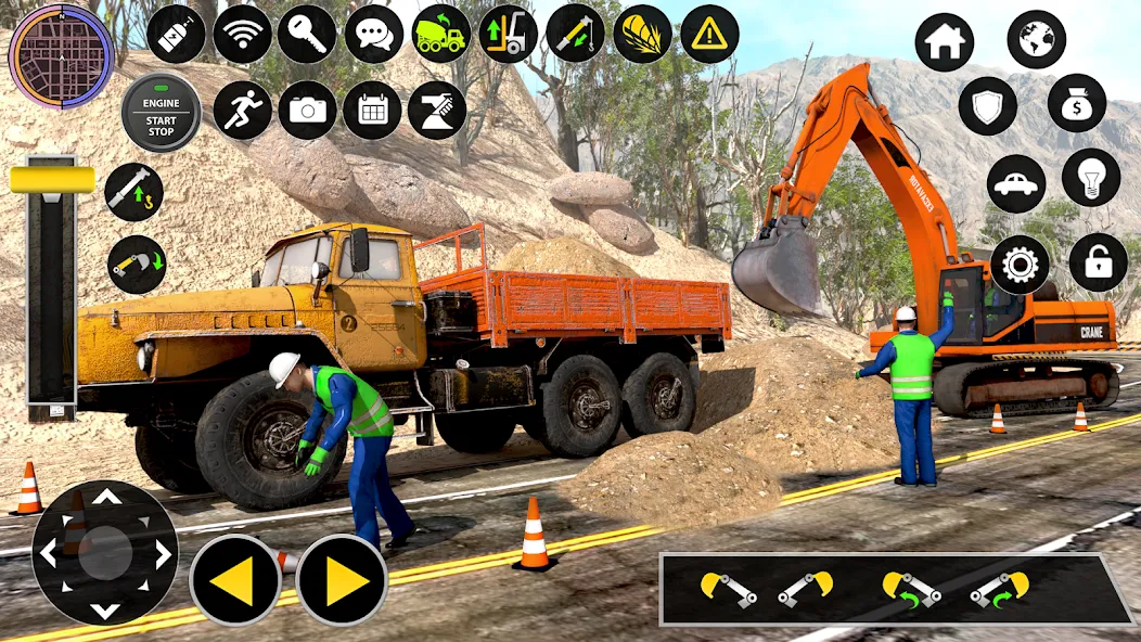 Construction Excavator Game 3D МОД/Взлом [Много монет, Открытые уровни и Мега MOD] Screenshot 2