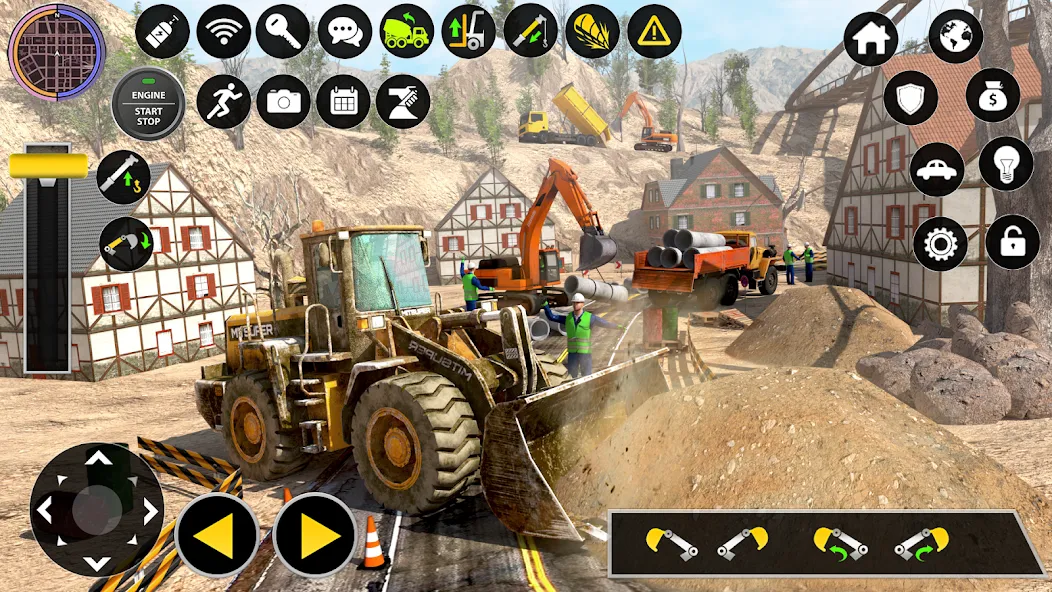 Construction Excavator Game 3D МОД/Взлом [Много монет, Открытые уровни и Мега MOD] Screenshot 3