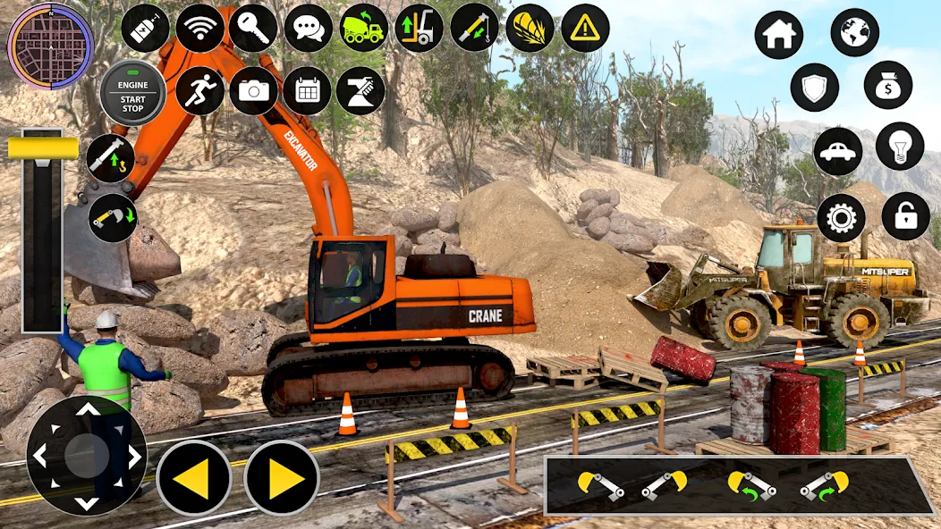 Construction Excavator Game 3D МОД/Взлом [Много монет, Открытые уровни и Мега MOD] Screenshot 4