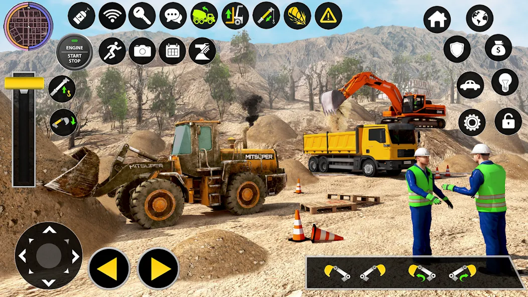 Construction Excavator Game 3D МОД/Взлом [Много монет, Открытые уровни и Мега MOD] Screenshot 5