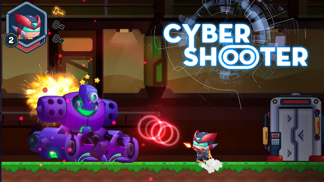Metal Gun - Cyber Soldier (Метал Ган) МОД/Взлом [Много монет, Открытые уровни и Мега MOD] Screenshot 3