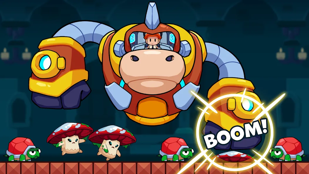 Super Meno - Jungle Platform (упер Мено) МОД/Взлом [Много денег, Монет и Все открыто] Screenshot 3