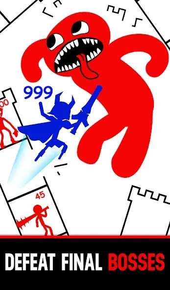 Stick Hero: Mighty Tower Wars (Стик Хиро) МОД/Взлом [Бесконечные деньги, Монеты и Мега MOD] Screenshot 5
