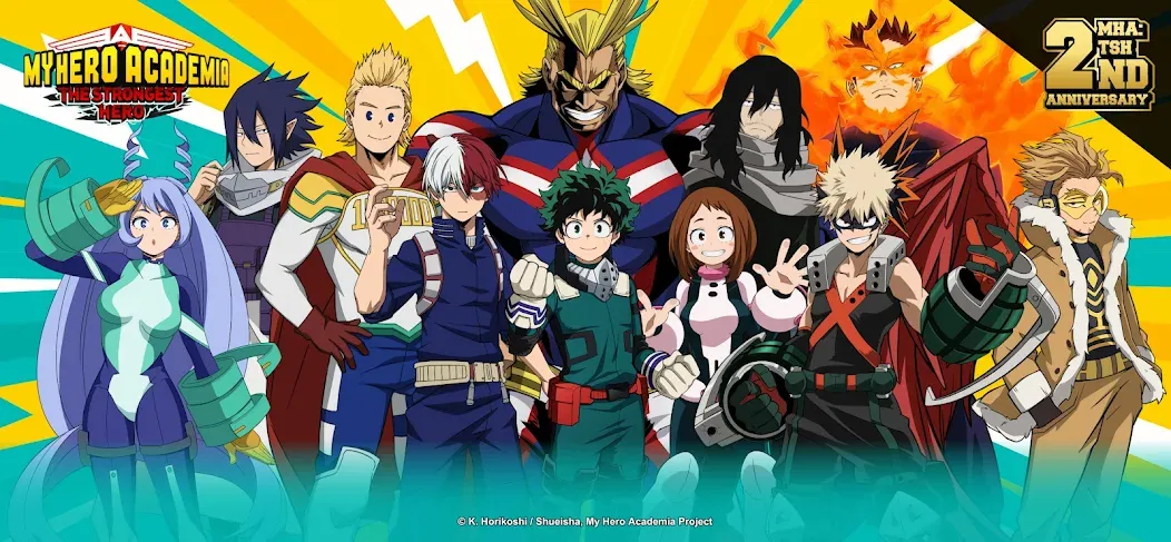 MHA:The Strongest Hero (Эмха) МОД/Взлом [Меню, Бесконечные монеты и Открытые уровни] Screenshot 1