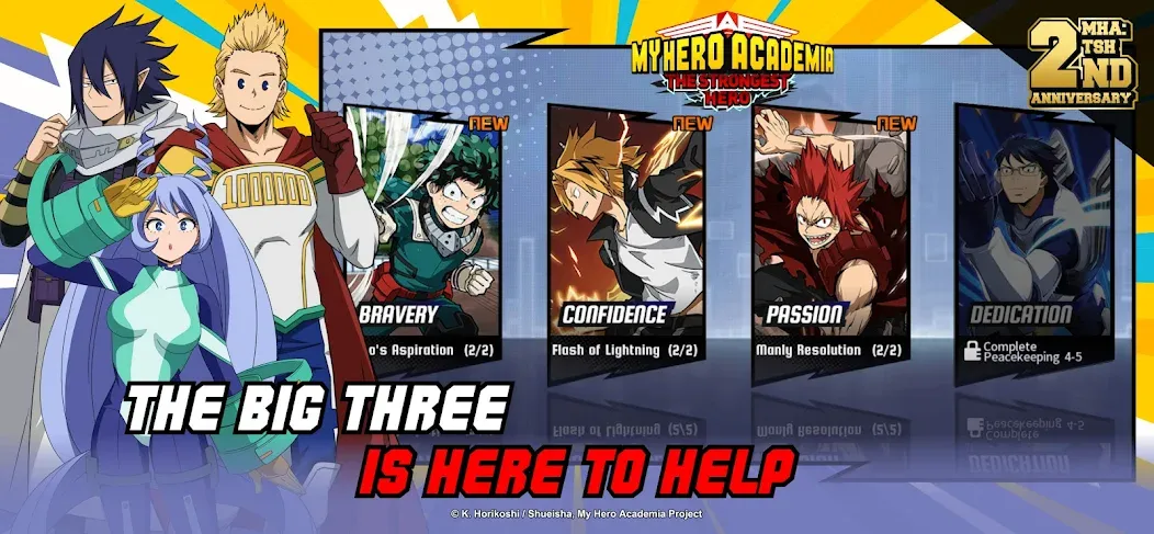MHA:The Strongest Hero (Эмха) МОД/Взлом [Меню, Бесконечные монеты и Открытые уровни] Screenshot 4