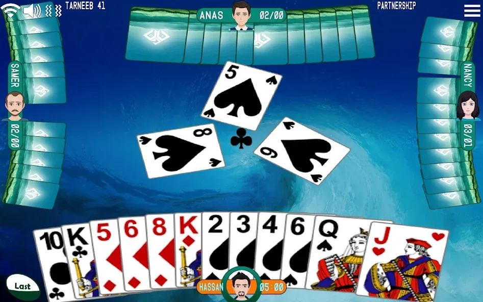 Golden Card Games Tarneeb Trix (Голден Кард Геймс Тарниб Трикс) МОД/Взлом [Меню, Бесконечные монеты и Открытые уровни] Screenshot 1