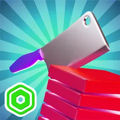Скачать Взломанная Slice Master  Robux Roblominer на Андроид (Много денег)