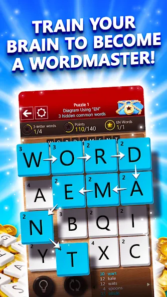 Wordament® by Microsoft (Майкрософт Вордамент) МОД/Взлом [Бесконечные деньги, Монеты и Мега MOD] Screenshot 1