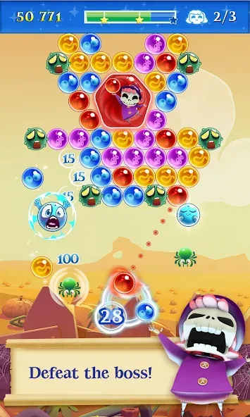 Bubble Witch 2 Saga (Бабл Витч 2 Сага) МОД/Взлом [Все открыто, Дополнительные деньги и Меню MOD] Screenshot 2