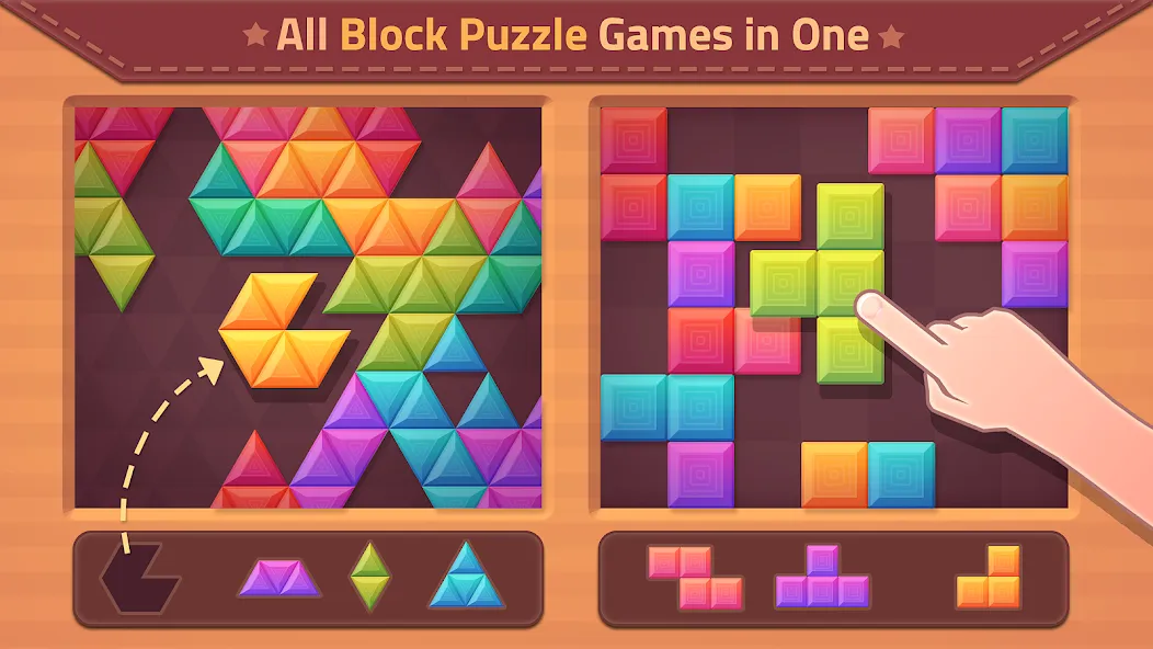 Triangles & Blocks — скриншот 1 Triangles & Blocks — скриншот 1
