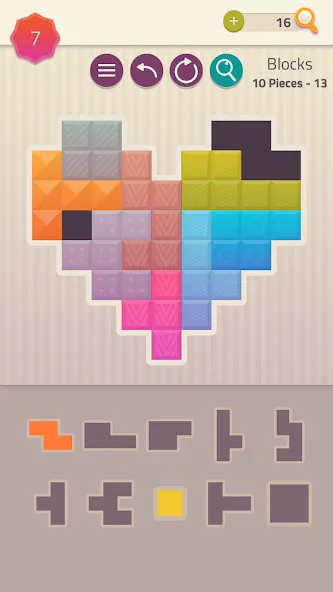 Polygrams - Tangram Puzzles (Полиграммы) МОД/Взлом [Много монет, Открытые уровни и Мега MOD] Screenshot 3