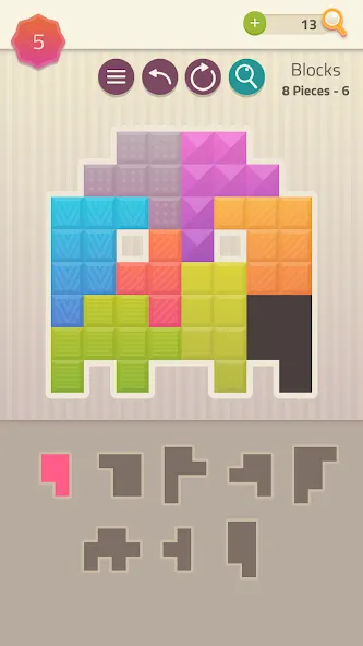Polygrams - Tangram Puzzles (Полиграммы) МОД/Взлом [Много монет, Открытые уровни и Мега MOD] Screenshot 5