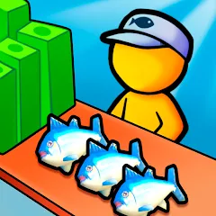 Скачать My Fish Mart: Idle Tycoon Game Мод (много денег) на Андроид