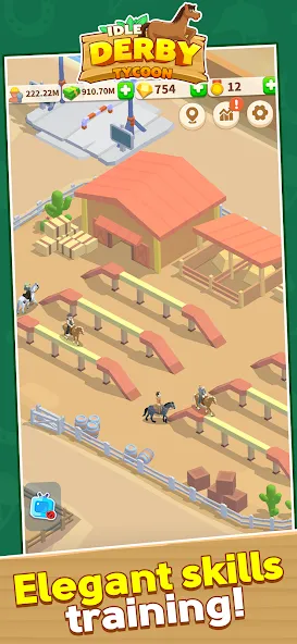 Idle Derby Tycoon (Айдл Дерби Тайкун) МОД/Взлом [Много монет, Открытые уровни и Мега MOD] Screenshot 4