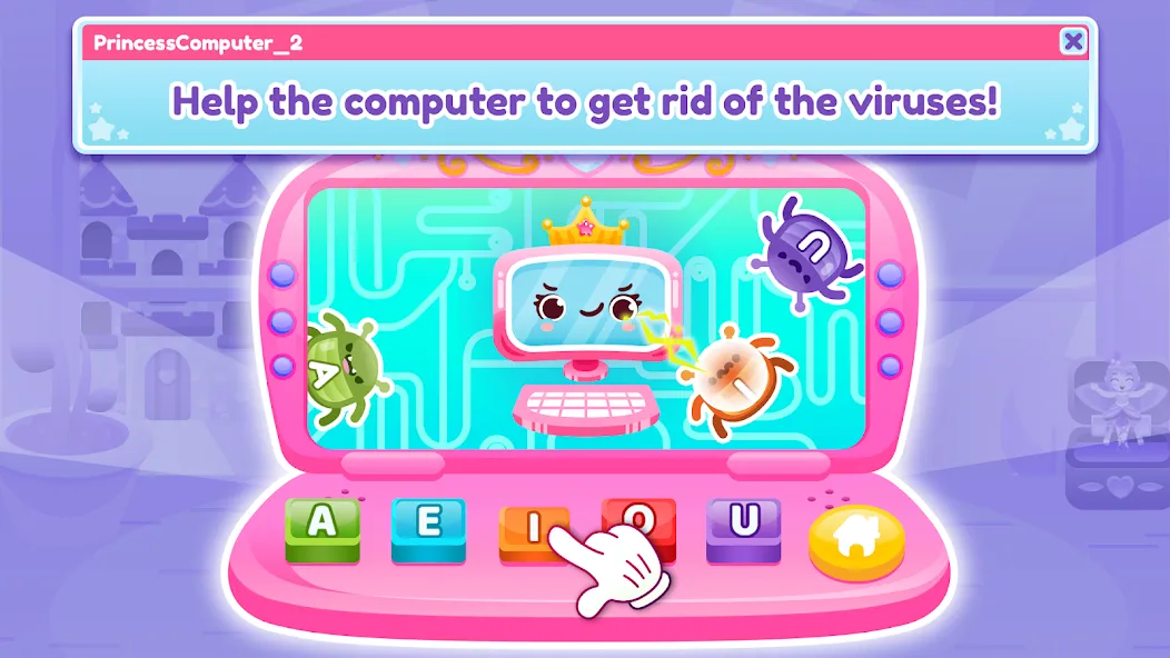 Princess Computer 2 Girl Games МОД/Взлом [Много монет, Открытые уровни и Мега MOD] Screenshot 2