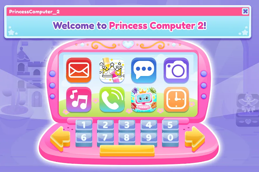 Princess Computer 2 Girl Games МОД/Взлом [Много монет, Открытые уровни и Мега MOD] Screenshot 5