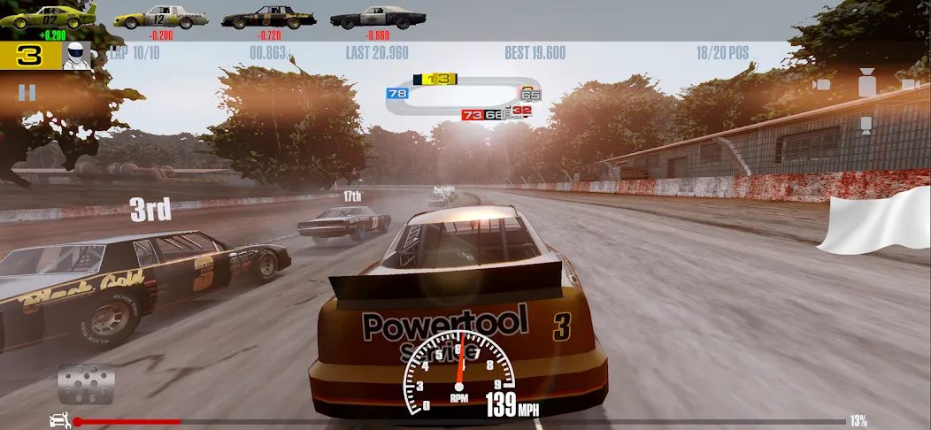 Stock Car Racing (ток Кар Гонки) МОД/Взлом [Меню, Бесконечные монеты и Открытые уровни] Screenshot 1