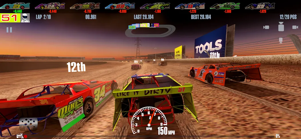 Stock Car Racing (ток Кар Гонки) МОД/Взлом [Меню, Бесконечные монеты и Открытые уровни] Screenshot 2